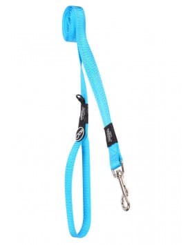 Rogz - Trela Refletora para cão - Azul Turquesa