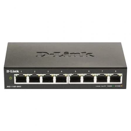 D-Link DGS-1100-08V2 switch de rede Gerido L2 Gigabit Ethernet (1