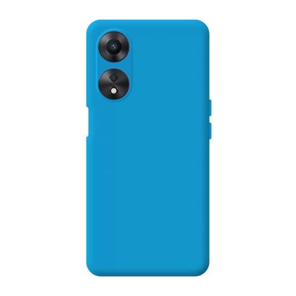 Capa Silicone Líquido 3D Oppo A58/ A78 5G Blue