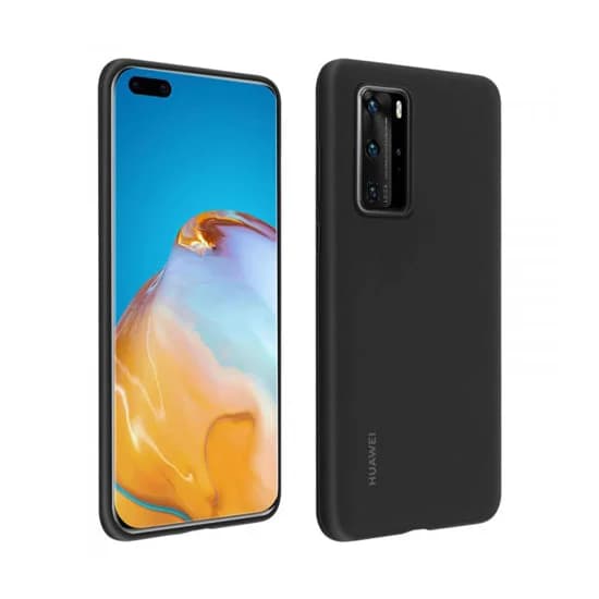 Huawei Capa P40 Proteção Silicone Flexível Original Preto