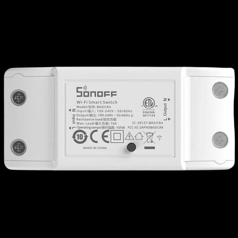 Sonoff BASICR4 Branco – Interruptor Inteligente WiFi