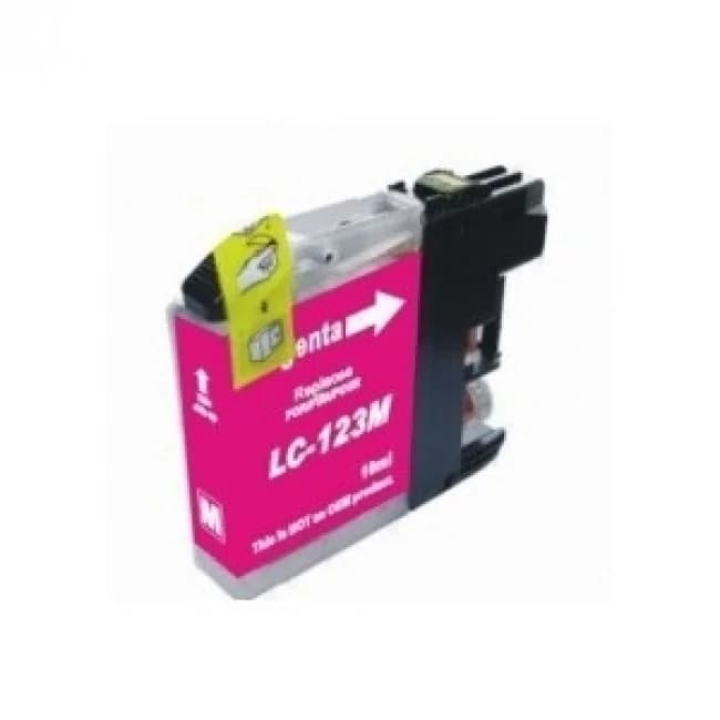 Tinteiro compatível Brother Magenta, LC123 XL (V3)