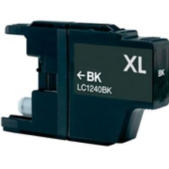 Tinteiro compatível Brother Preto LC1220 / LC1240BK - XL