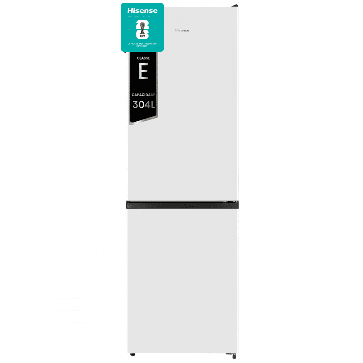 Frigorífico Combinado Hisense RB390N4AWE | 304L, No Frost, Branco