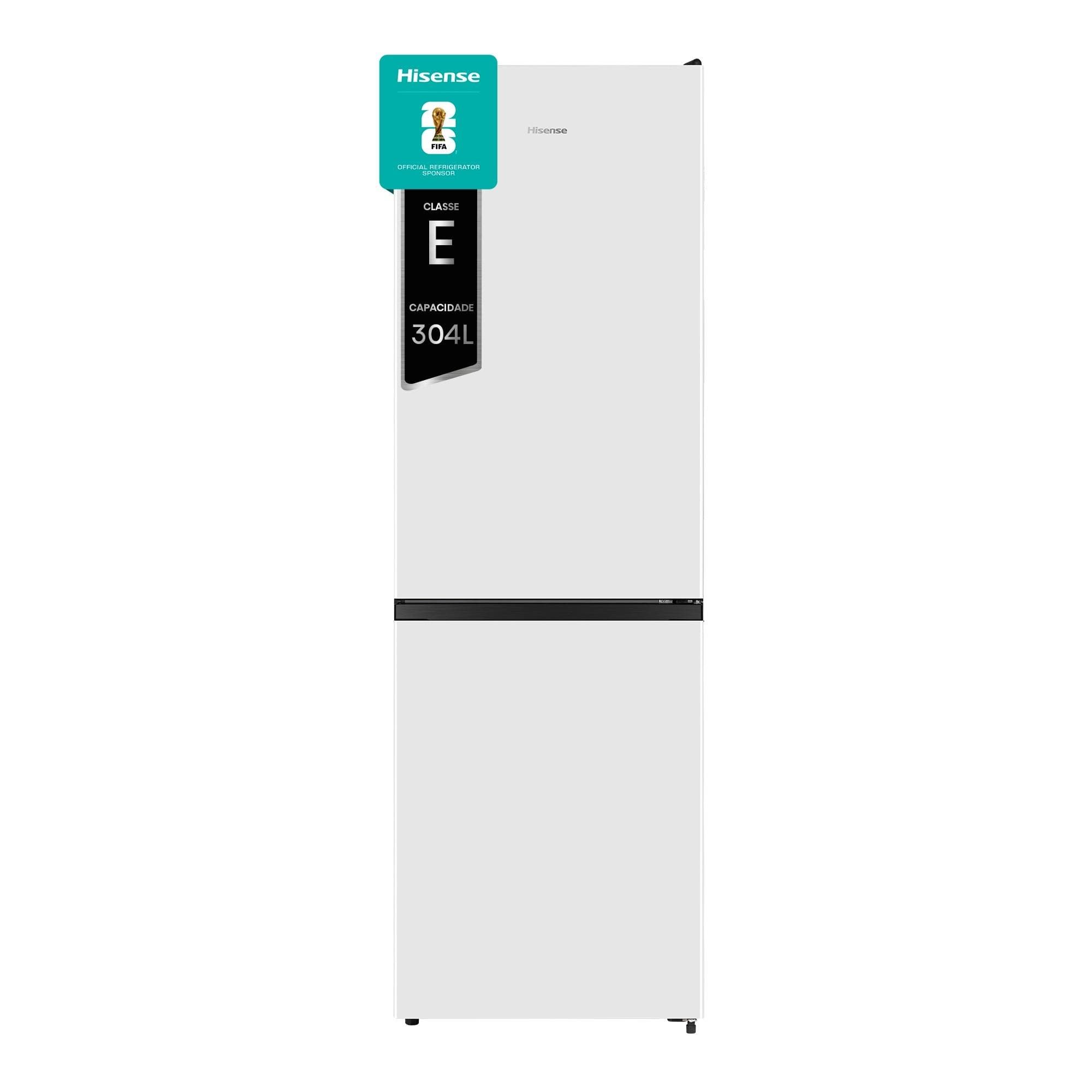 Frigorífico Combinado Hisense RB390N4AWE | 304L, No Frost, Branco
