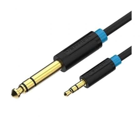 Vention Cabo Áudio Jack 6.5mm Stéreo Para Jack 3.5mm 1mt Black