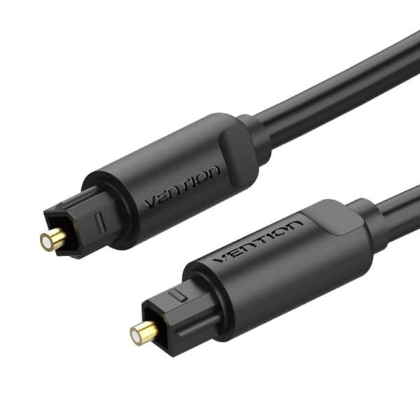 CABO DE AUDIO DE FIBRA ÓPTICA VENTION BAEBI 3M PRETO