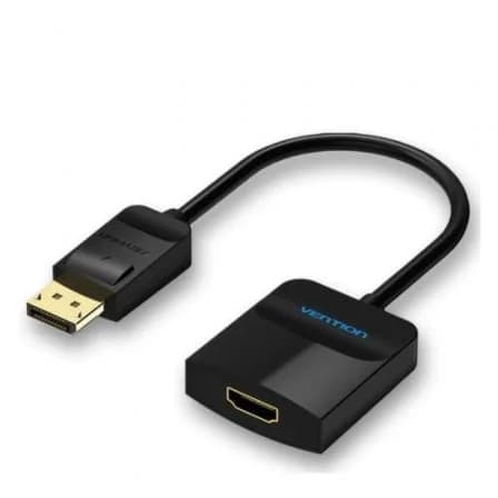 VENTION HBGBB Conversor DisplayPort Macho para HDMI Fêmea 15cm Preto
