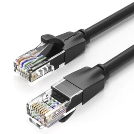 CABO DE REDE RJ45 UTP VENTION IBEBI CAT.6 3M PRETO