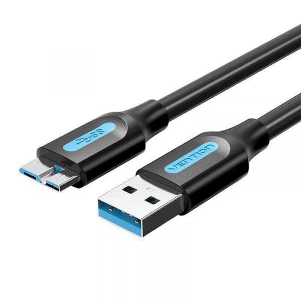 Vention Cabo Usb 3.0 a para Micro-B COPBC 2a 0,25m Pvc Preto