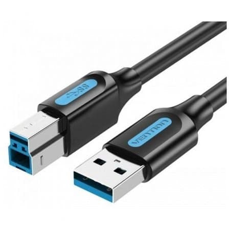Vention Coobf Cabo Usb 1 M Usb 3.2 Gen 1 (3.1 Gen 1) Usb a Usb B Preto