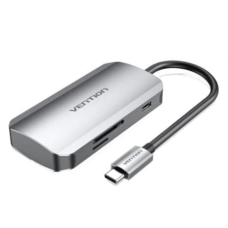 DOCKING USB TIPO-C VENTION TNHHB 3XUSB 1XUSB TIPO-C PD 1XLECTOR T