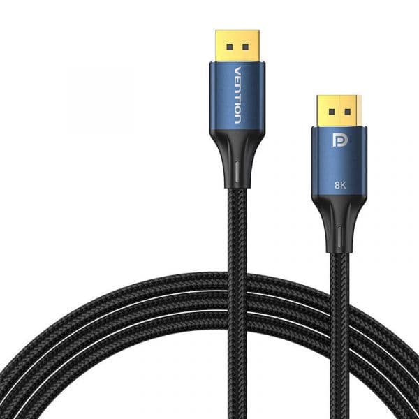 Vention HCELJ Cabo DisplayPort 1.4 8K 60Hz 4K 120Hz 5m Blue