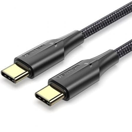 Vention Cabo USB 2.0 Tipo-C 3A TAUBF/ USB Tipo-C Macho 1m Preto