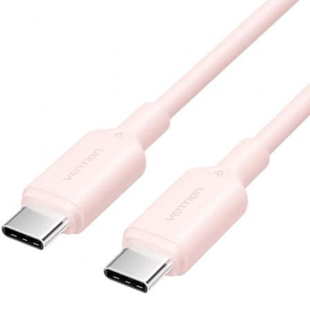 Cabo USB 2.0 Tipo-C Vention / Rosa / 2m / 3A / 60W / 480Mbps / TRCPH