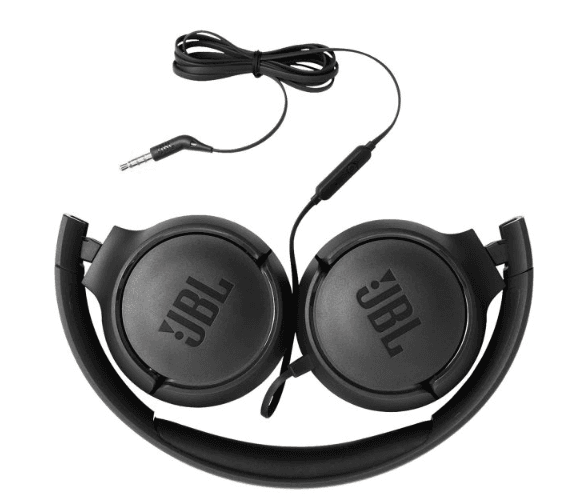 JBL Tune 500 Auriculares com Fio On-Ear Bluetooth 3.5 mm Preto