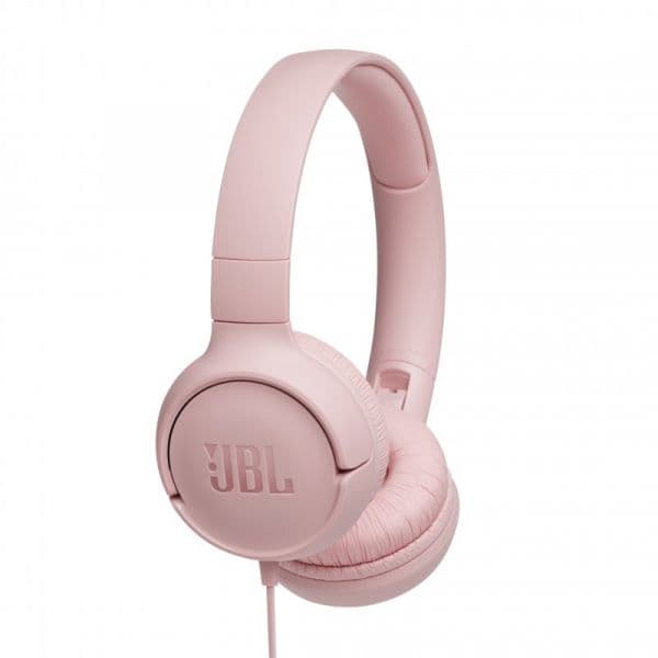 JBL Auscultadores com Fio e Microfone Tune 500 Pink