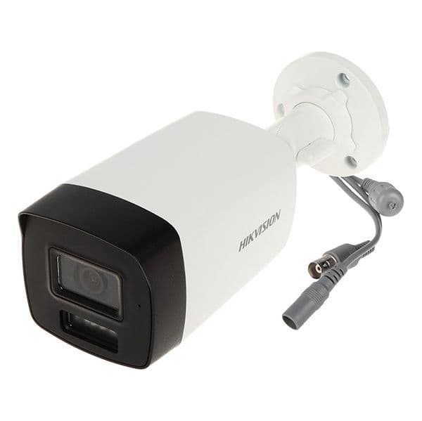 Hikvision Câmara de Segurança Bullet DS-2CE17K0T-LFS 3K 2.8mm Exterior IP67 Áudio Iluminação Híbrida Inteligente 4N1