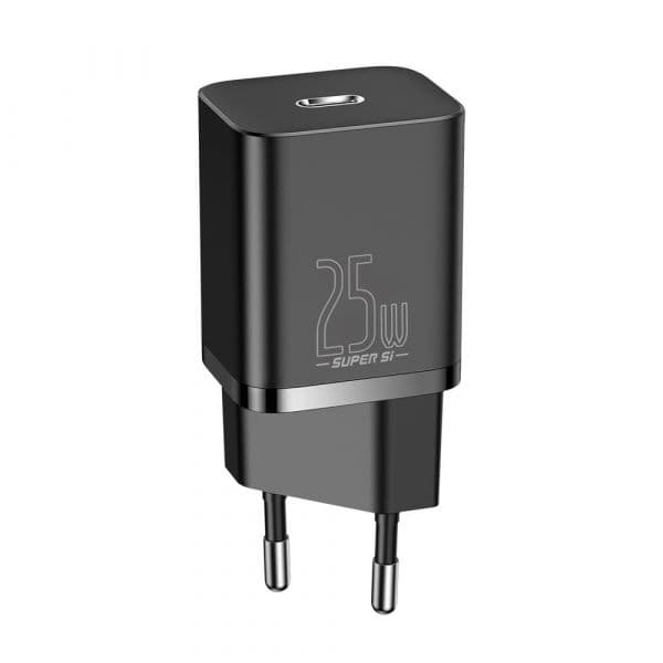 Baseus Carregador Quick Charger 1c 25w Black Baseus - PRCCSP020101