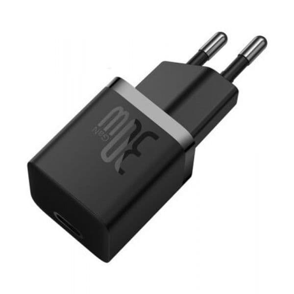 Baseus Carregador Rápido Compacto GAN5 30 W Usb-c Preto - CCGN070401