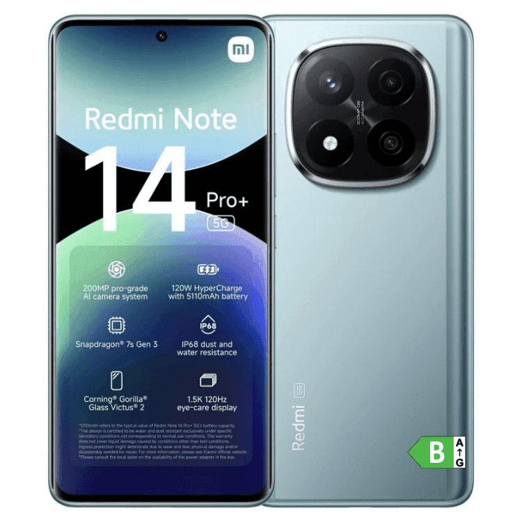 Xiaomi Redmi Note 14 Pro+ (Plus) 5G 6.67" Dual SIM 8GB/256GB Frost Blue