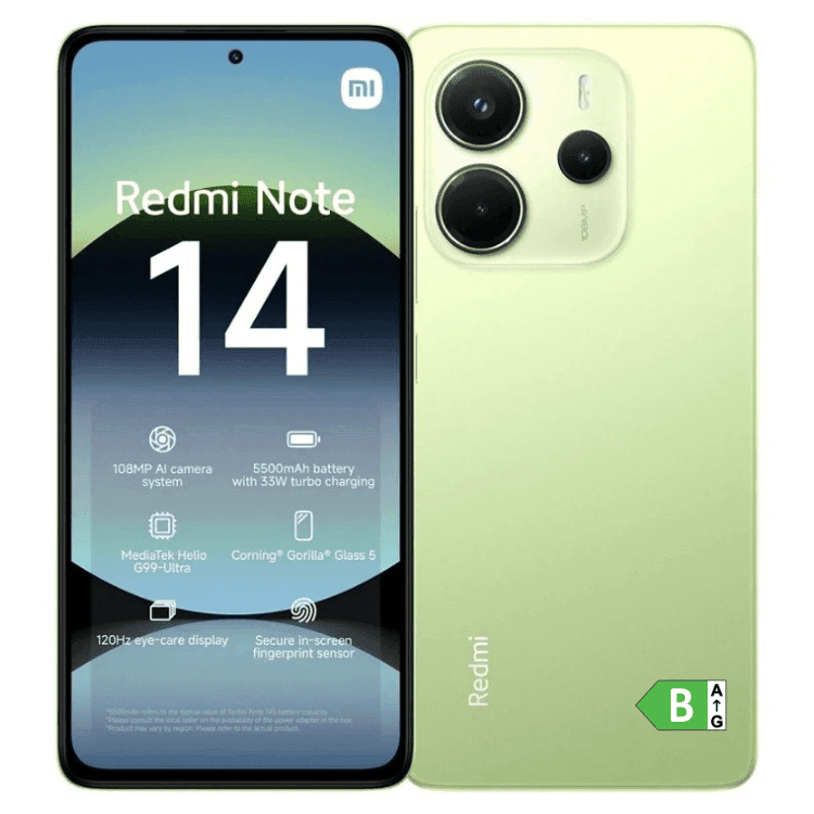 Xiaomi Redmi Note 14 4G 6.67" Dual SIM 6GB/128GB Lime Green