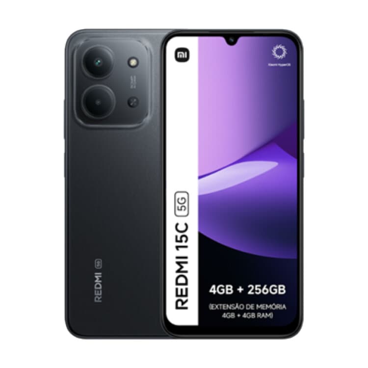 Xiaomi Redmi 15C 4G 4GB/256GB Preto