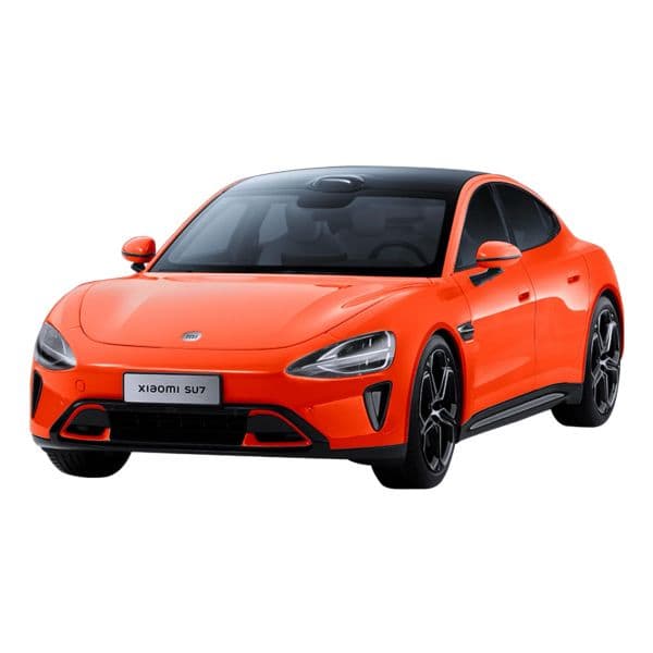 Xiaomi SU7 Modelo Fundido Lava Laranja 1:18