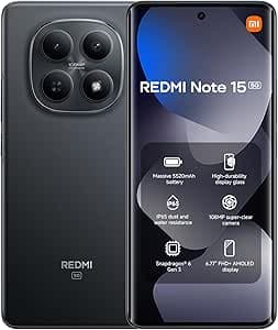 Xiaomi Redmi Note 15 5G 6.77 Dual SIM 8GB/256GB Black
