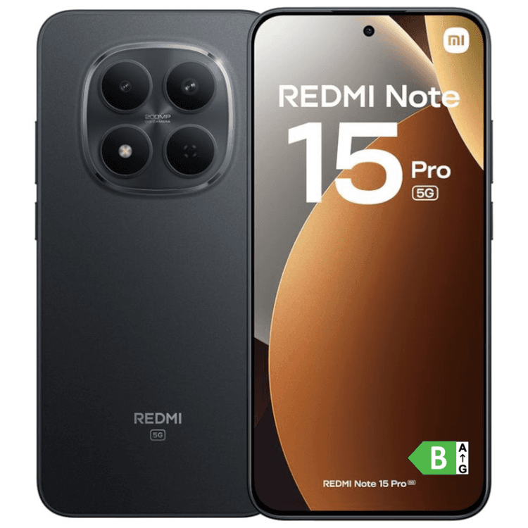 Xiaomi Redmi Note 15 Pro 5G 8GB/256GB Preto
