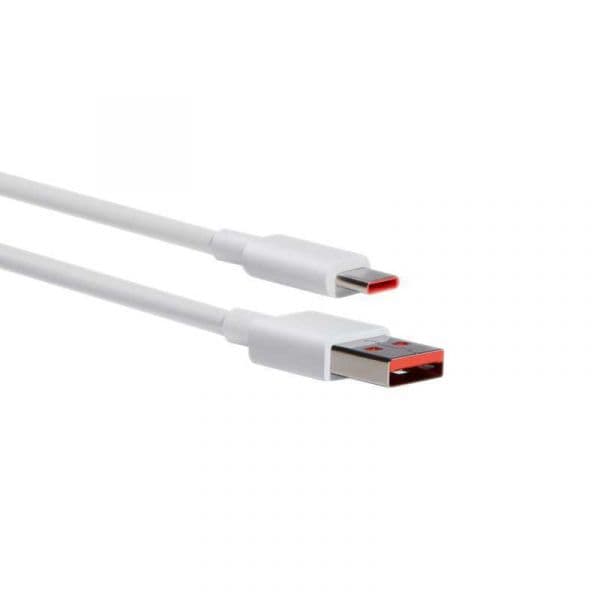 Xiaomi Cabo USB p/ Type-C 6A Branco 1Mtr