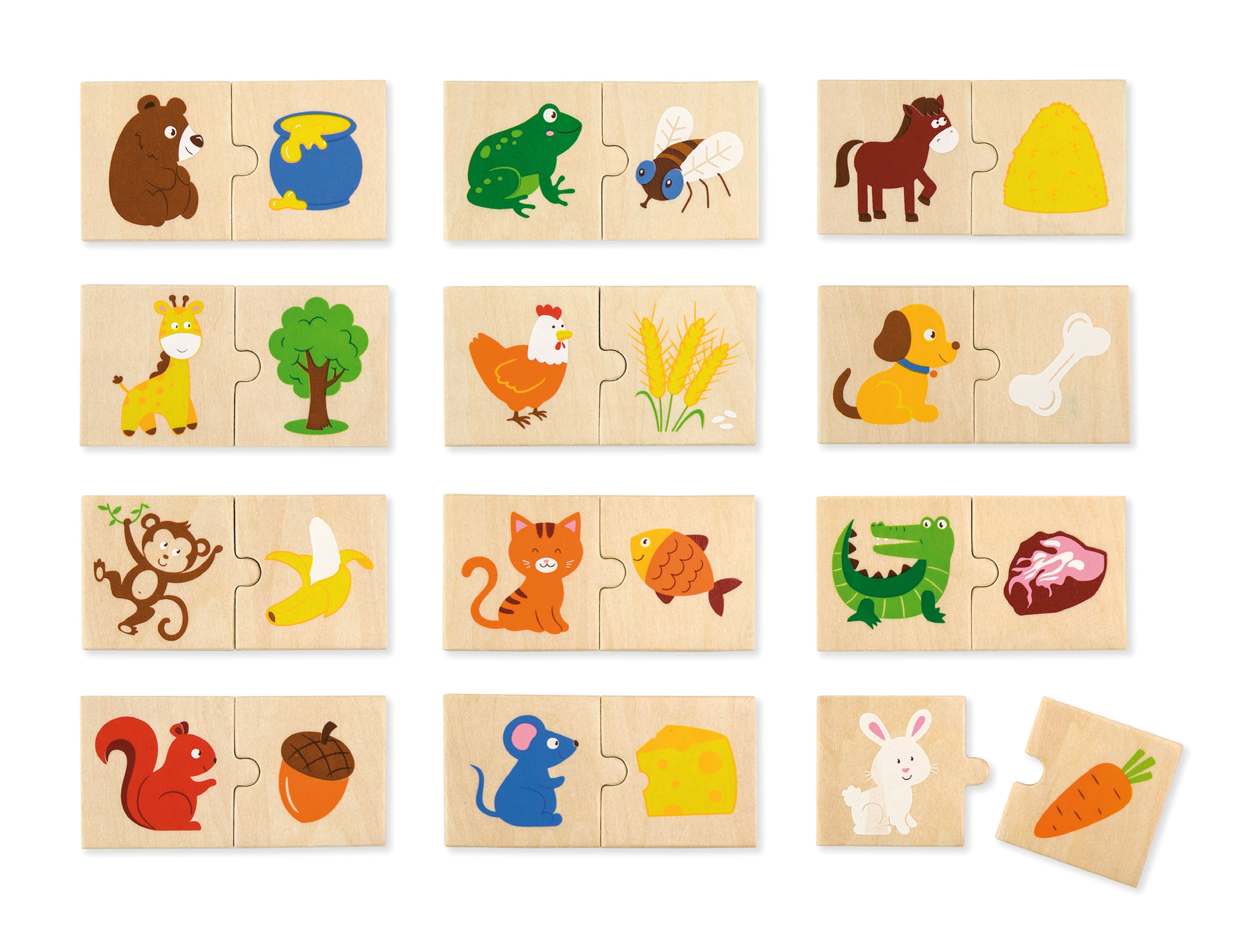 Puzzle Alimentar O Animal Viga