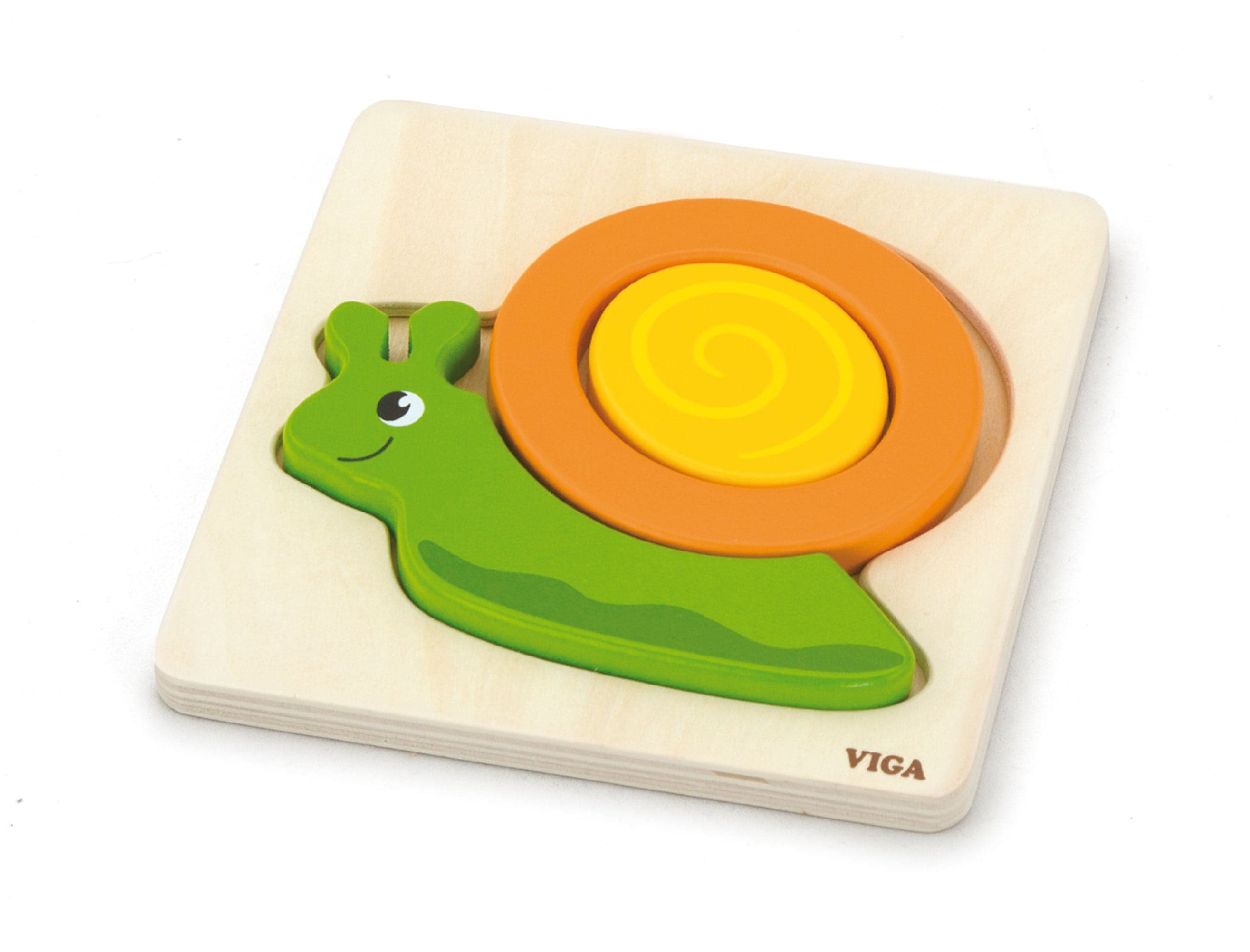 Puzzle De Blocos Com Formas Caracol Viga