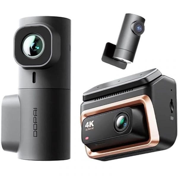 Ddpai Z60 Pro 3-Câmaras 4K GPS Wi-Fi com Ecrã 3"
