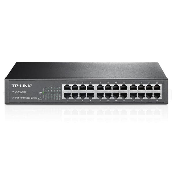 Tp-Link JetStream 24-Port 10/100 Mbps + 4-Port Gigabit, 24-Port PoE+ - TL-SL2428P