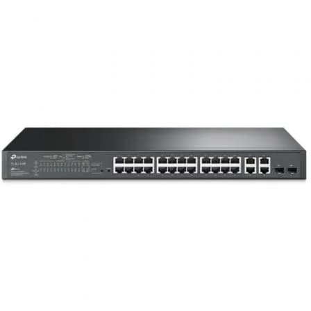 Tp-Link JetStream 24-Port 10/100 Mbps + 4-Port Gigabit, 24-Port PoE+ - TL-SL2428P