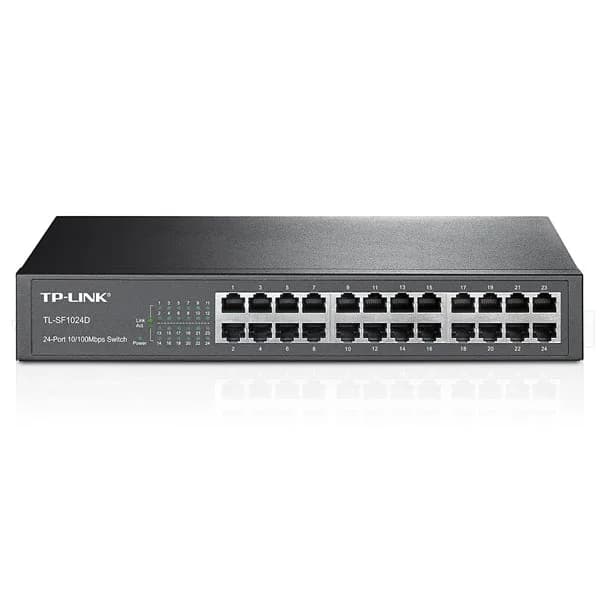 Tp-Link JetStream 24-Port 10/100 Mbps + 4-Port Gigabit, 24-Port PoE+ - TL-SL2428P