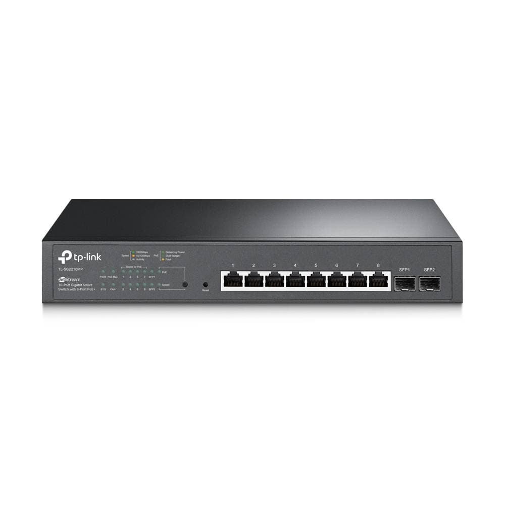 Switch em bastidor TP-LINK SG2210MP 10xGB 8xPoE+