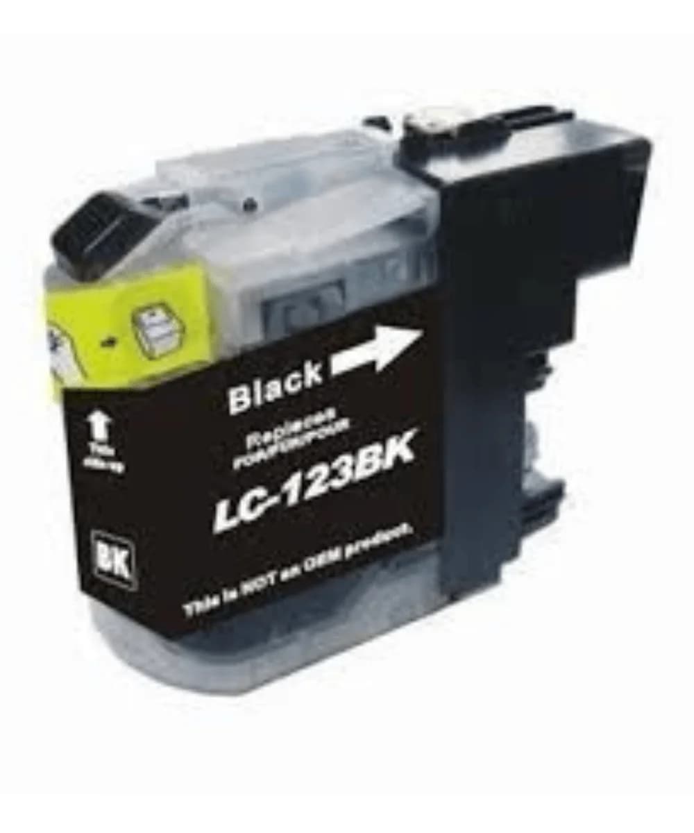 Tinteiro Brother LC121/LC123 Black Compatível