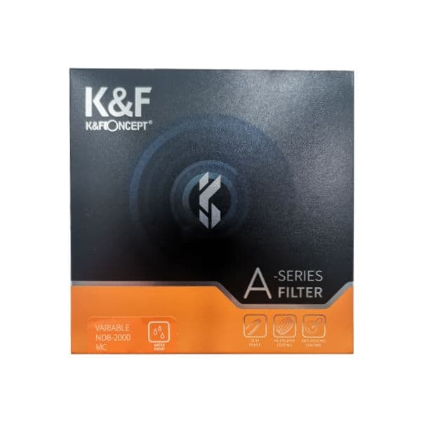 K&F Concept Filtro MC ND Variável ND8-2000 (3-11 Stops) 58mm - 17754