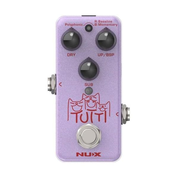 Nux Pedal de Efeito para Guitarra Elétrica Tutti Polifónico NPO-2