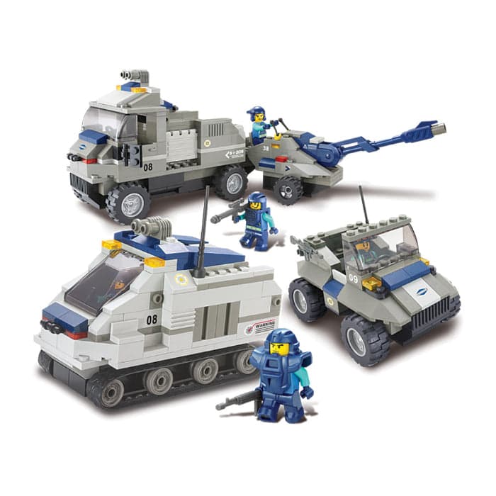 Sluban Police Artilharia 467 Peças - SL0208