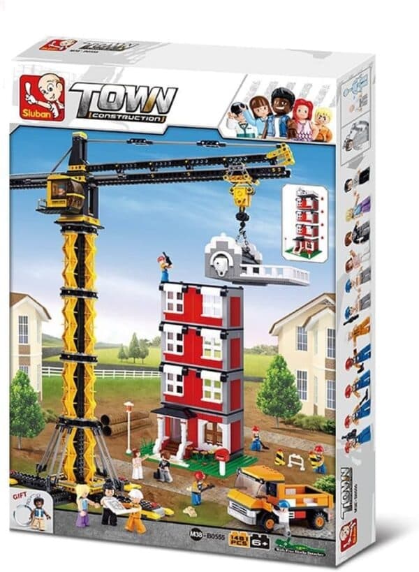 Sluban Town Grua Gigante 1461 peças - SL0555