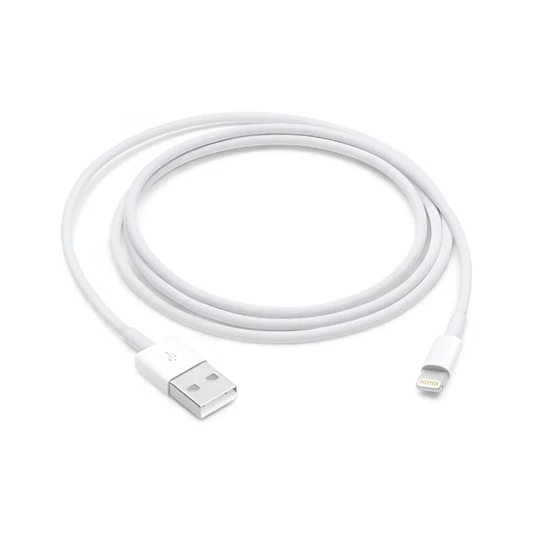 Cabo de dados para iPhone Lightning Branco 1 Metro