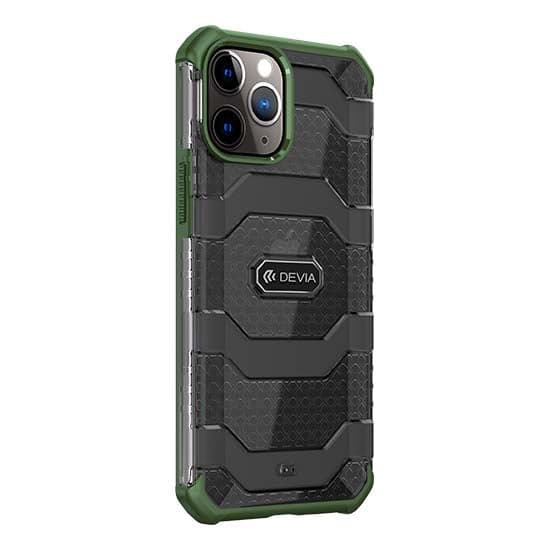 Capa Vanguard Shockproof DEVIA Apple iPhone 13 Verde Tropa
