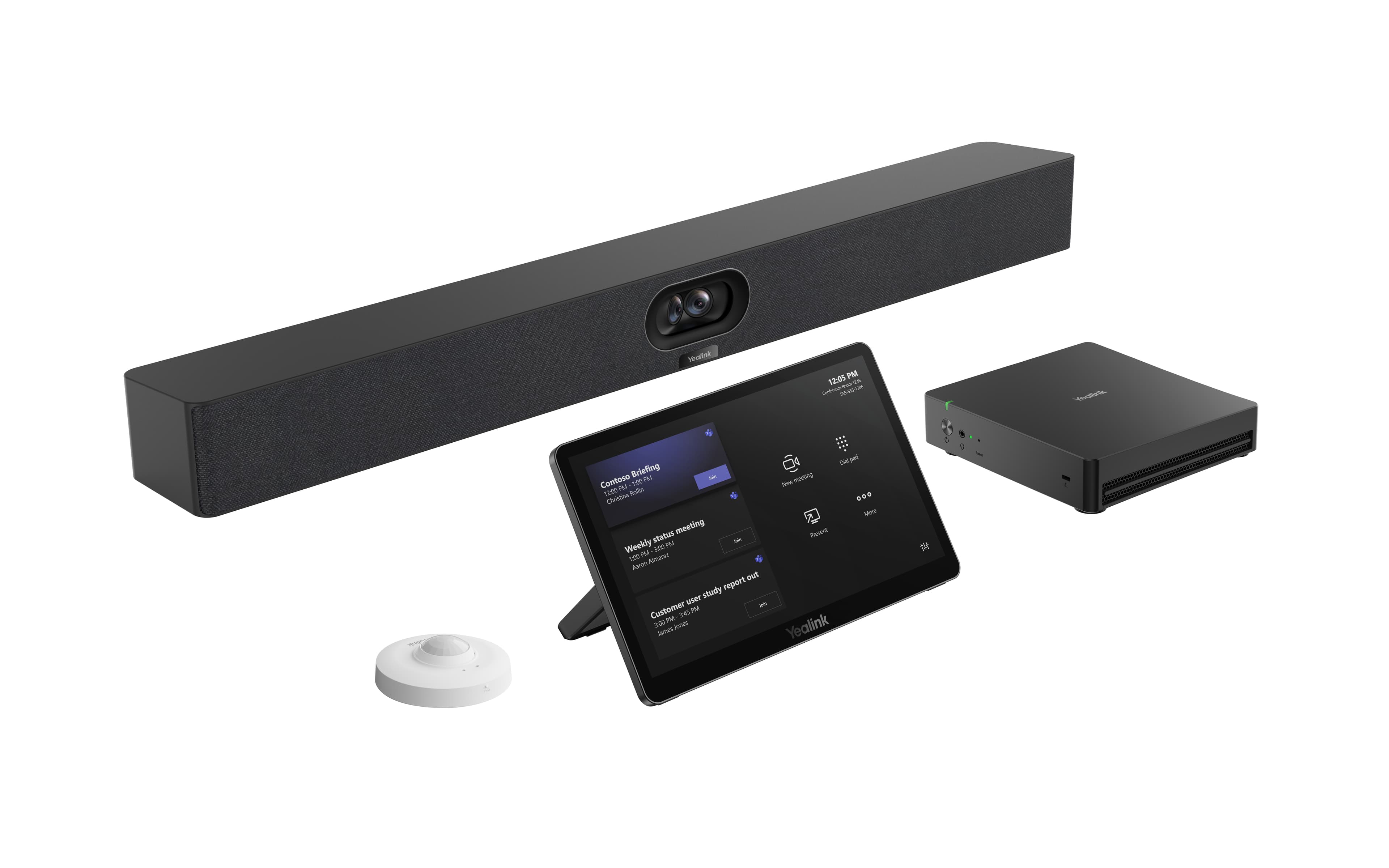 Yealink MVC S40-C5U-000 sistema de videoconferência 48 MP Ethernet LAN Sistema de videoconferência em grupo