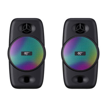 COLUNAS COMPUTADOR BLUETOOTH RGB HAVIT SK213 2.0