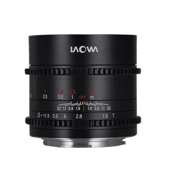 Objetiva Laowa 17mm t/1.9 Ciné Montagem Micro 4/3