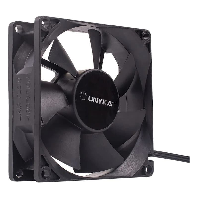Unyka Ventoinha 80mm 2000RPM Black - 51786