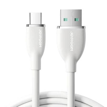 CABO COLORIDO 3A USB PARA USB C BRANCO